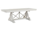 Heron Cove - Trestle Dining Table - Chalk White