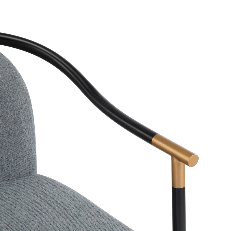 Modern Upholstered Dining Chair (Set of 2), photo 9 of 10