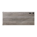 Zakwani - Writing Desk With USB - Gray Oak & Black