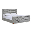 Brooklyn - Tufted Panel Bed Headboard And Footboard Set by HouseOfZazla