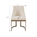 Contemporary Modern Accent Dining Chairs (Set of 2)