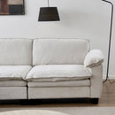 Luxury Chenille Upholstered Loveseat Couch