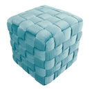 Square Braided Ottoman - by HouseOfZazla