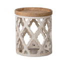 Stylish Rustic Round Wooden Table