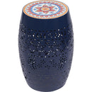 RUBY 12' SIDE TABLE - DARK BLUE