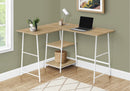 L-Shape Computer Desk with Storage Shelves by HouseOfZazla
