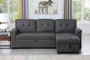 Lucca - Reversible Sleeper Sectional Sofa With Storage Chaise by Unique Piece Furniture
