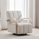 360° Swivel Accent Chair With Armrests by HouseOfZazla