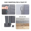 Retractable Side Screen Awning, Uv Resistant, Waterproof, Patio Privacy Screen For Garden, Balcony, Courtyard by Unique Piece Furniture