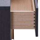 Jeremiah - 6 Drawer Dresser With Mirror - Black by HouseOfZazla