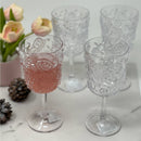 Paisley Acrylic Wine Glasses (Set of 4) by HouseOfZazla