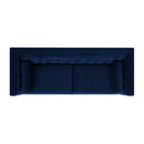 Jack - Modern Tuxedo Tufted Sofa - Navy Blue by HouseOfZazla