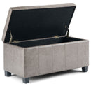 Dover - Upholstered Storage Ottoman Bench by Unique Piece Furniture