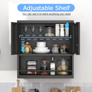 Metal Adjustable 2 Doors Storage Cabinet