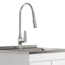 Lawrence - Laundry Cabinet With Faucet And Stainless Steel Sink