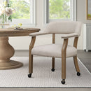 Monroe - Dining And Game Chair - Beige by HouseOfZazla