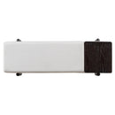 TREXM Farmhouse Upholstered Storage Bench with Hidden Compartment - Espresso