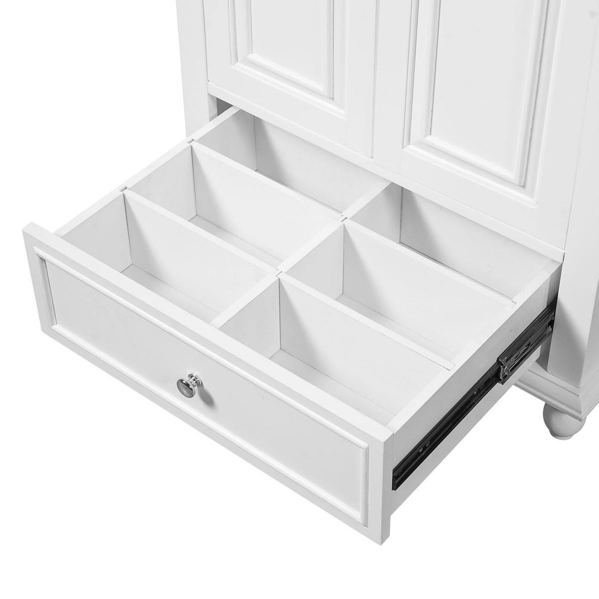 Modern Bathroom Vanity With Sink, Cabinet With Drawer And Dividers, Rectangular Storage Unit, photo 32 of 40