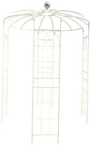 Metal Garden Arch Iron Garden Arbors Gazebo Dia High Birdcage Shape Pergola Pavilion For Wedding Ceremony