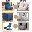 Foldable Single Chair Sofa Bed With Pillow, Easy To Store, Breathable And Wearable by HouseOfZazla