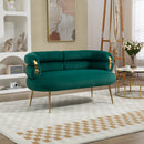 Accent Chair, leisure chair with Golden feet