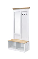 Melati - Hall Tree - Light Oak / White