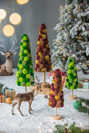 Tall Tree Christmas Table Decor, Coffee