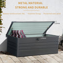 260 Gallon Metal Outdoor Deck Box