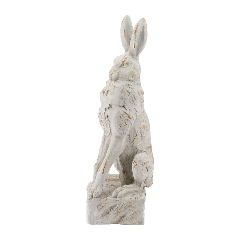 Large Magnesium Sitting Rabbit Figurine, photo 5 of 10