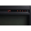 Nysa - 40" Fireplace - Mirrored & Faux Crystals