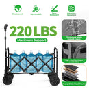 Expandable Dual-Layer Utility Wagon with Extra Space