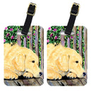 Golden Retriever Luggage Tag