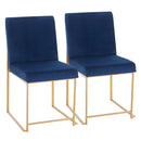 Fuji - Contemporary Stylish Frame, High Back Dining Chair (Set of 2) by HouseOfZazla