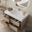 35.4" Modern Bathroom Vanity with Undermount Sink