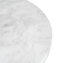 Outdoor Ponti Travertine Side Table, White