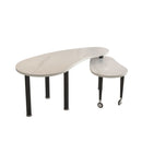 Rotatable Cocktail Table With Solid Legs, 360 Degree Rotating by HouseOfZazla