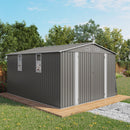 Outdoor Storage Shed With Lockable Doors by HouseOfZazla