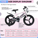16-18 Inch Kids Bike with Training Wheels and Adjustable Seat