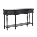 Retro Console Table With 3 Soft Close Drawers by HouseOfZazla