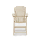 Adirondack Style Counter Chair Stylish HDPE Poly Lumber For Dining, Patio, And Garden Comfort