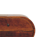 Large Chestnut Circular Bedside by HouseOfZazla
