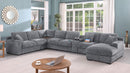 Celine - Fabric Corner Sectional Sofa With Right-Facing Chaise, Cupholders, And Charging Ports by HouseOfZazla