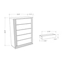Moon - Smooth Chest With LED - White by HouseOfZazla