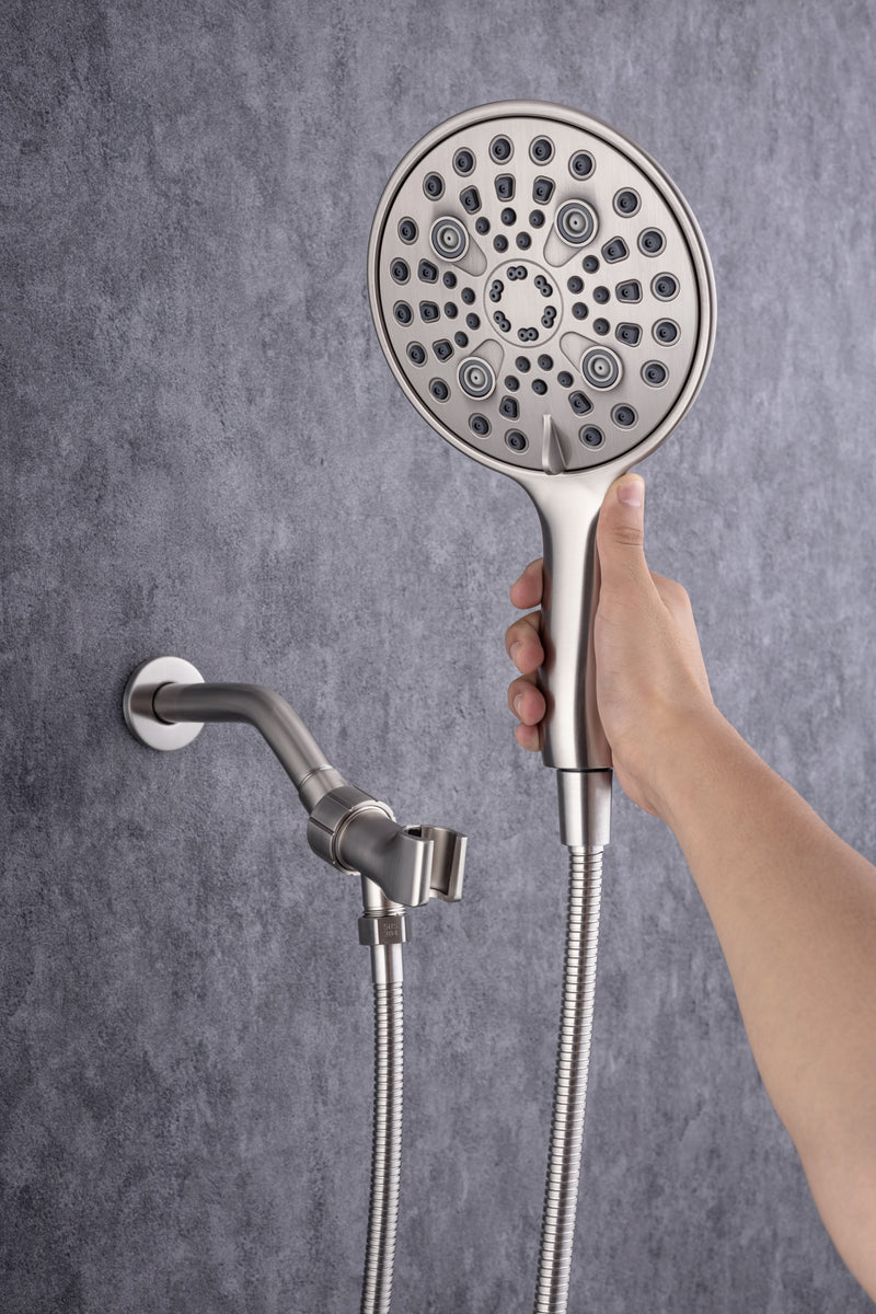 6 In. Detachable Handheld Shower Head Shower Faucet Shower System