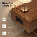60 Inch Narrow Console Table with Built-in Power Outlet by HouseOfZazla
