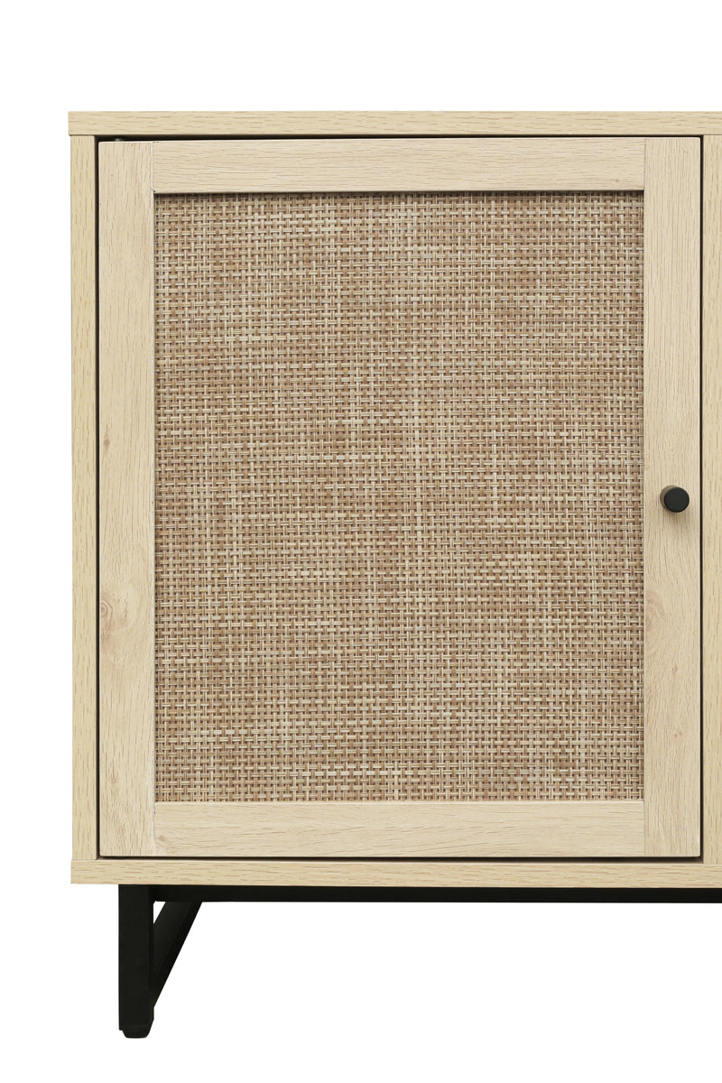 3 Door Cabinet, Sideboard Accent Cabinet, Storage Cabinet for Living Room, Hallway Entryway Kitchen