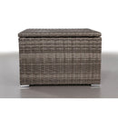 Outdoor Storage End Table - Gray Mix by HouseOfZazla