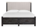Plum Creek - Upholstered Panel Storage Bed