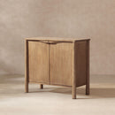 Nolan - 2 Door Accent Cabinet - Antique Brown by HouseOfZazla