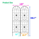 Garden Metal Trellis Rustproof Trellis For Climbing Plants Outdoor Flower Support by Unique Piece Furniture